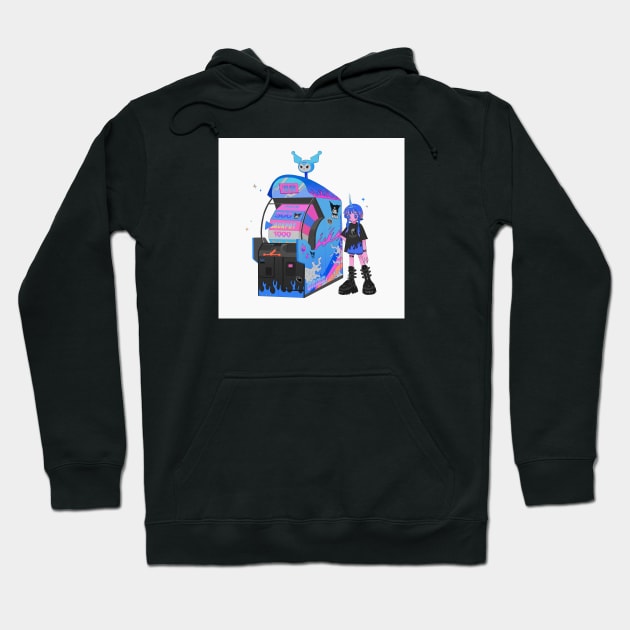 Arcade wheel Hoodie by Rk7777